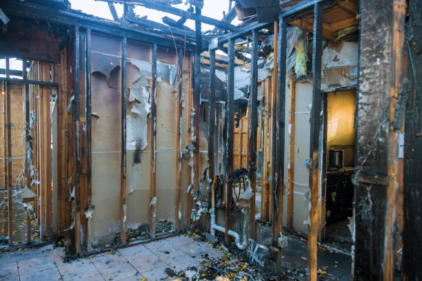 Professional Emergency Fire Cleanup technician working in Sellersville, PA